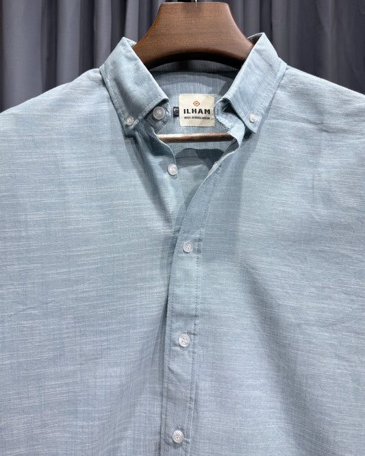 Light Pastel linen (rimi cotton) Full Sleeve Shirt