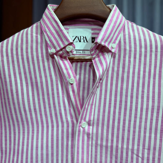 Premium Striped Full Sleeve Cotton Shirt