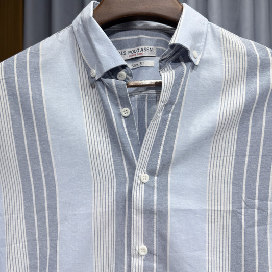 Premium Striped Full Sleeve Cotton Shirt