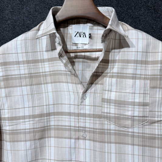 Full Sleeve Cotton check Shirt