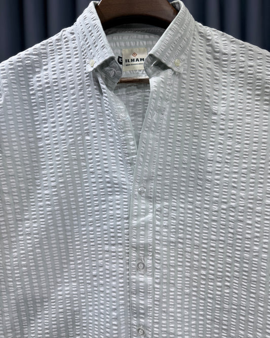 Textured Off-White Shirt
