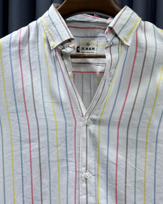 Pastel Multi Stripe Shirt