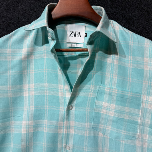 Full Sleeve Cotton Check Shirt