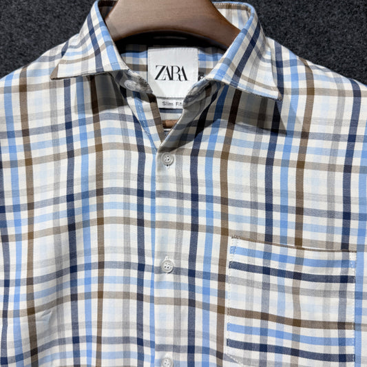 Full Sleeve Cotton Check Shirt